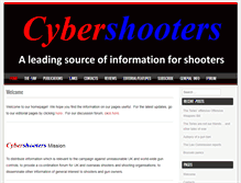 Tablet Screenshot of cybershooters.org